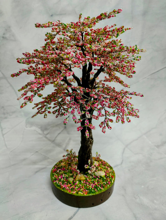 Cherry Blossom Beaded Tree