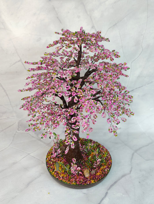 Radiant Blossom Handmade Tree